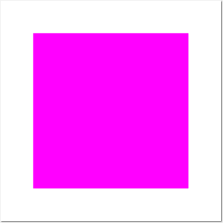 Solid Magenta Color - Solid Fuchsia Color Posters and Art